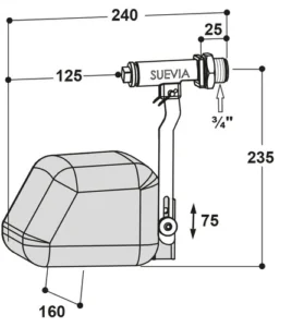 Plūdės vožtuvas MASTERFLOW, modelis 723