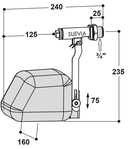 Plūdės vožtuvas MASTERFLOW, modelis 723