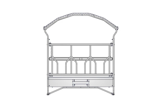 Didėlių rulonų ėdžios HAY RACK BIG BALL (2x3m) FESTON MODEL WITH 3 POINTS