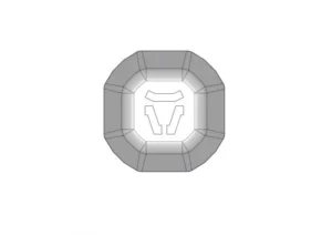 Įbetonuojami stulpai POST OCTAGONAL BARE D.102MM L.2.13M